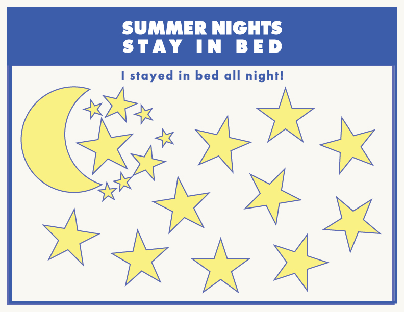 Stay in Bed Chart